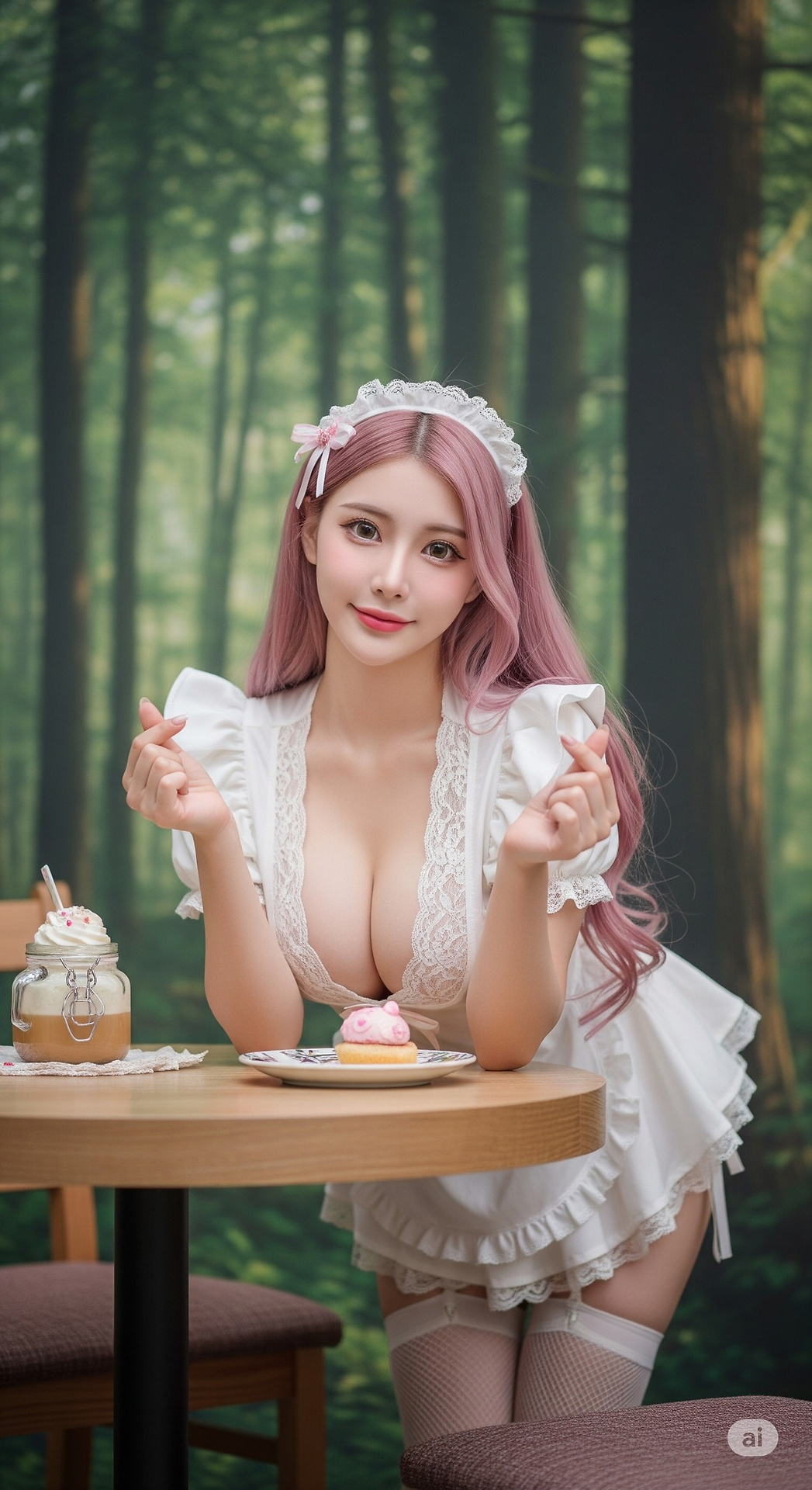 今天扮演女僕