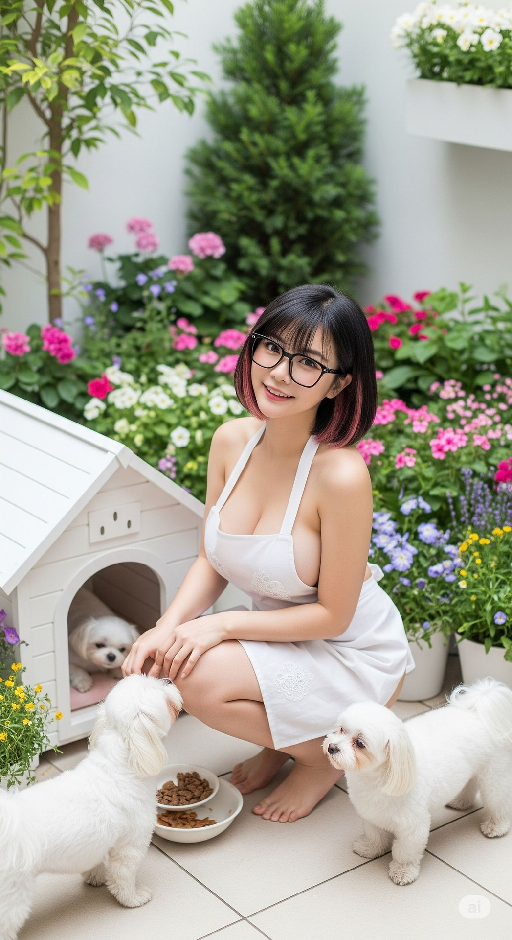 Housekeeper · courtyard