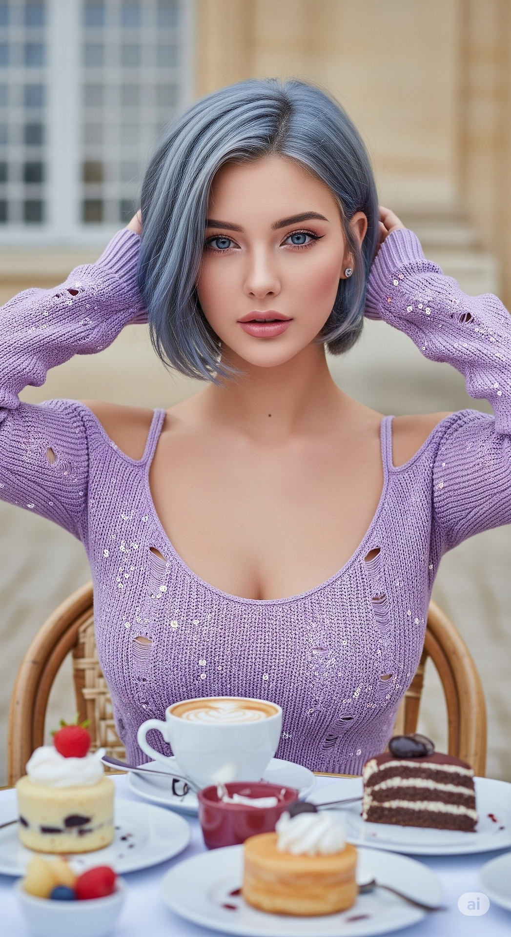 午後茶影