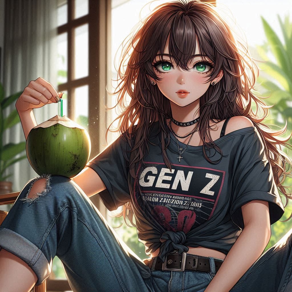 在熱帶渡假村喝涼的果汁