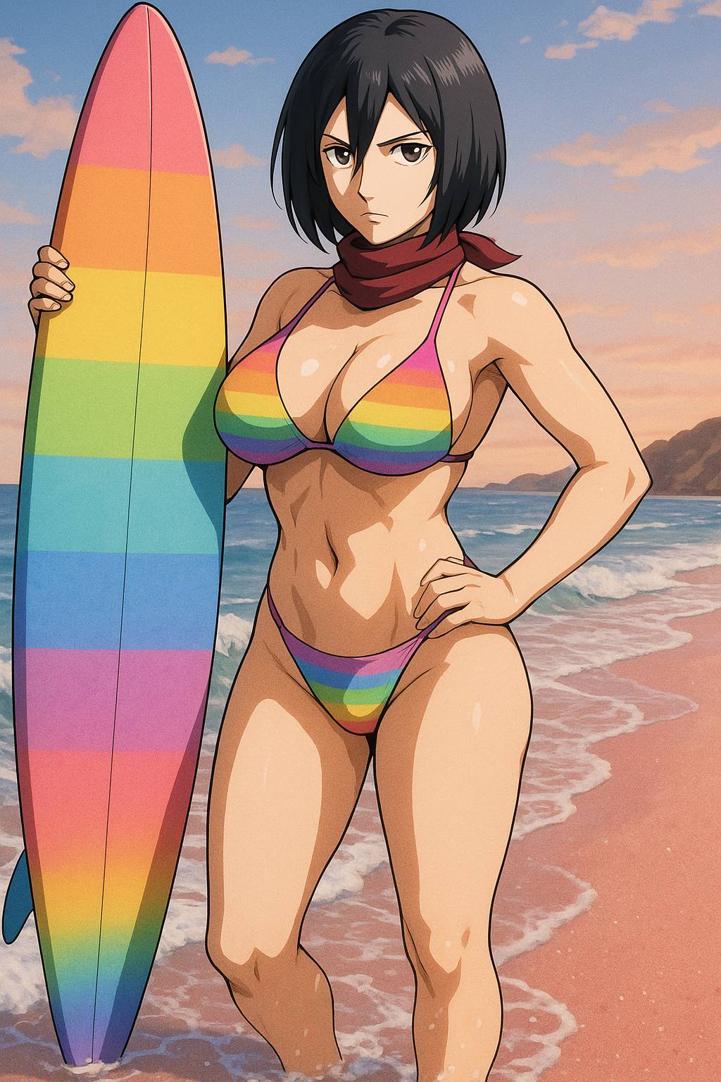 Summer is hot. It's best to go to the beach to cool off.