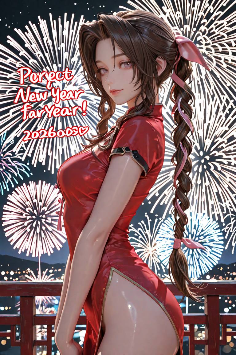 動漫美女迎接2026