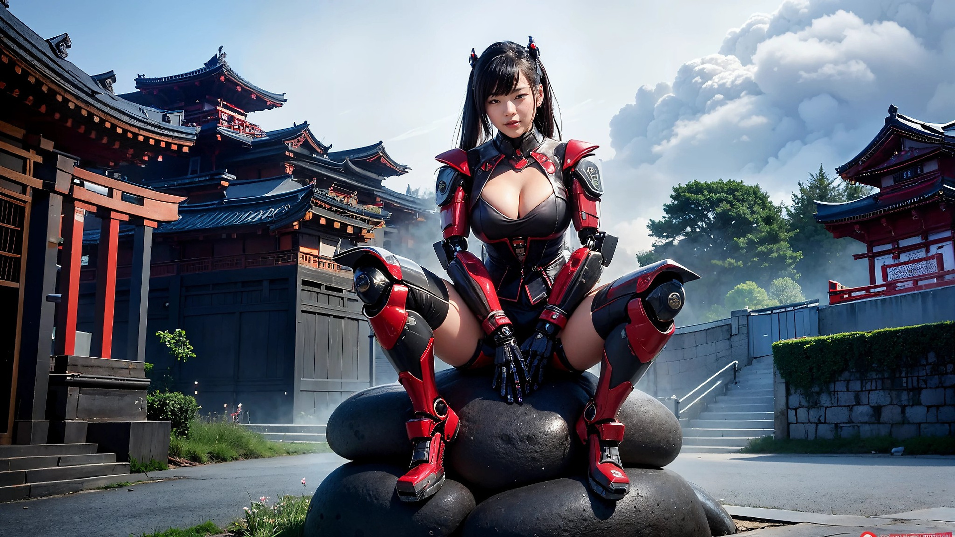 Cyberpunk Ninja Assassin