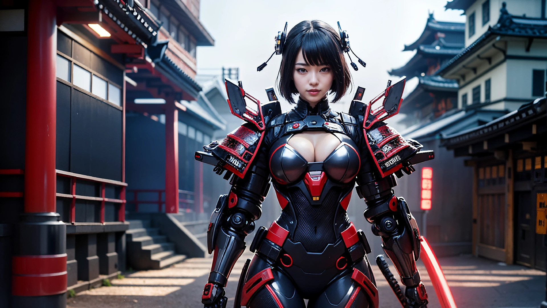 Cyberpunk Ninja Assassin