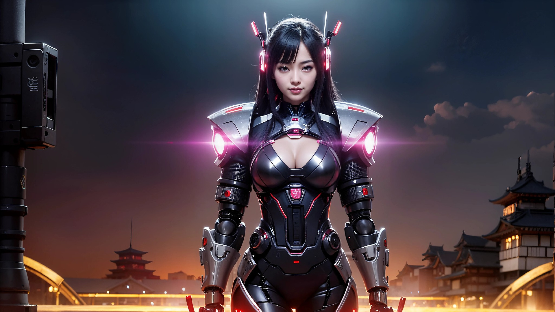 Cyberpunk Ninja Assassin