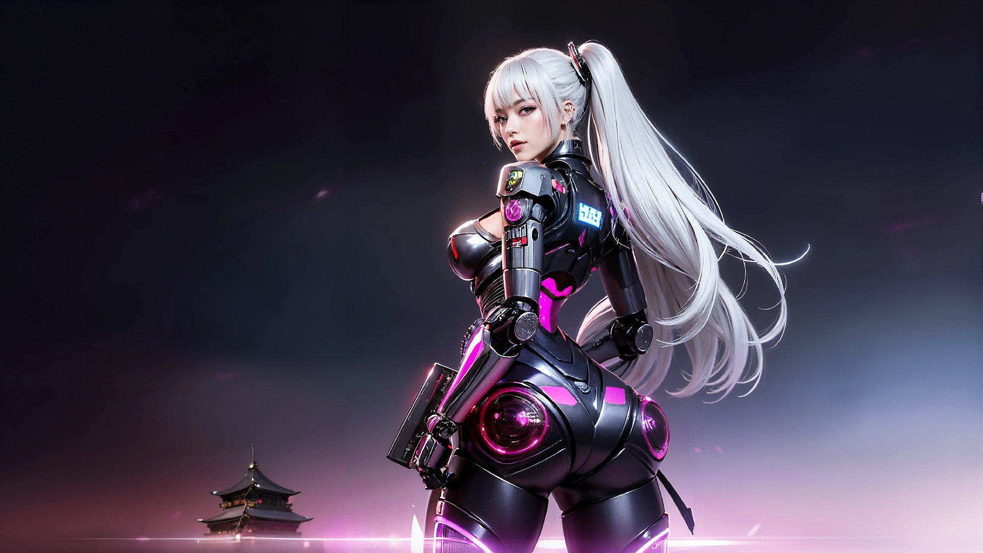 Cyberpunk Ninja Assassin