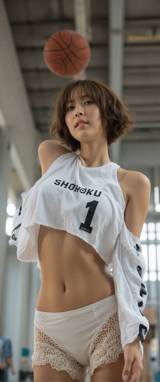A girl who wants to play