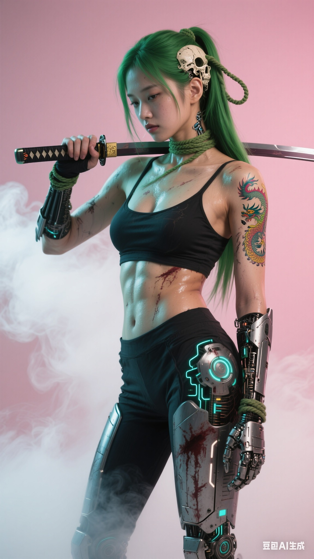 Green-haired Warrior