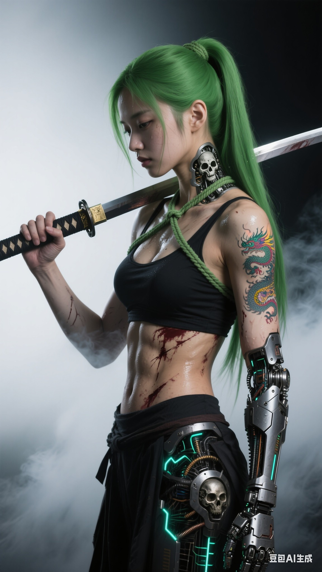 Green-haired Warrior
