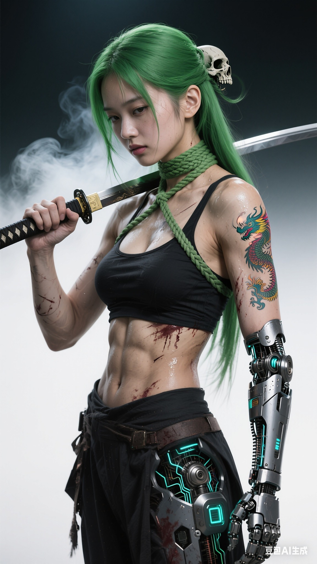 Green-haired Warrior