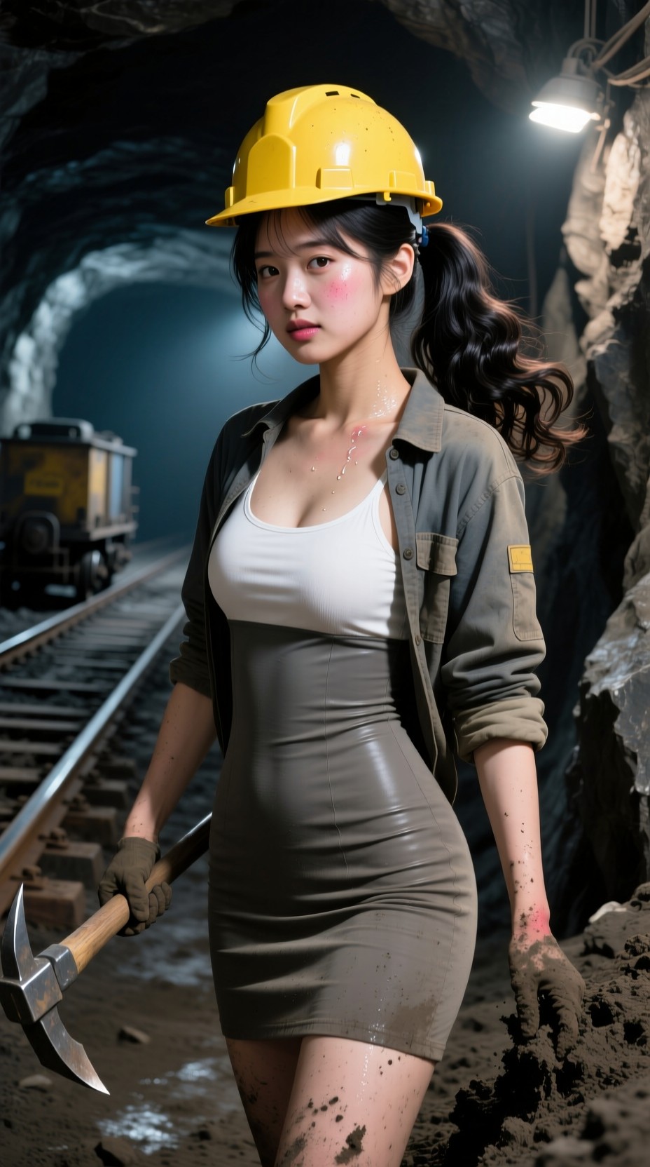 Female Miner