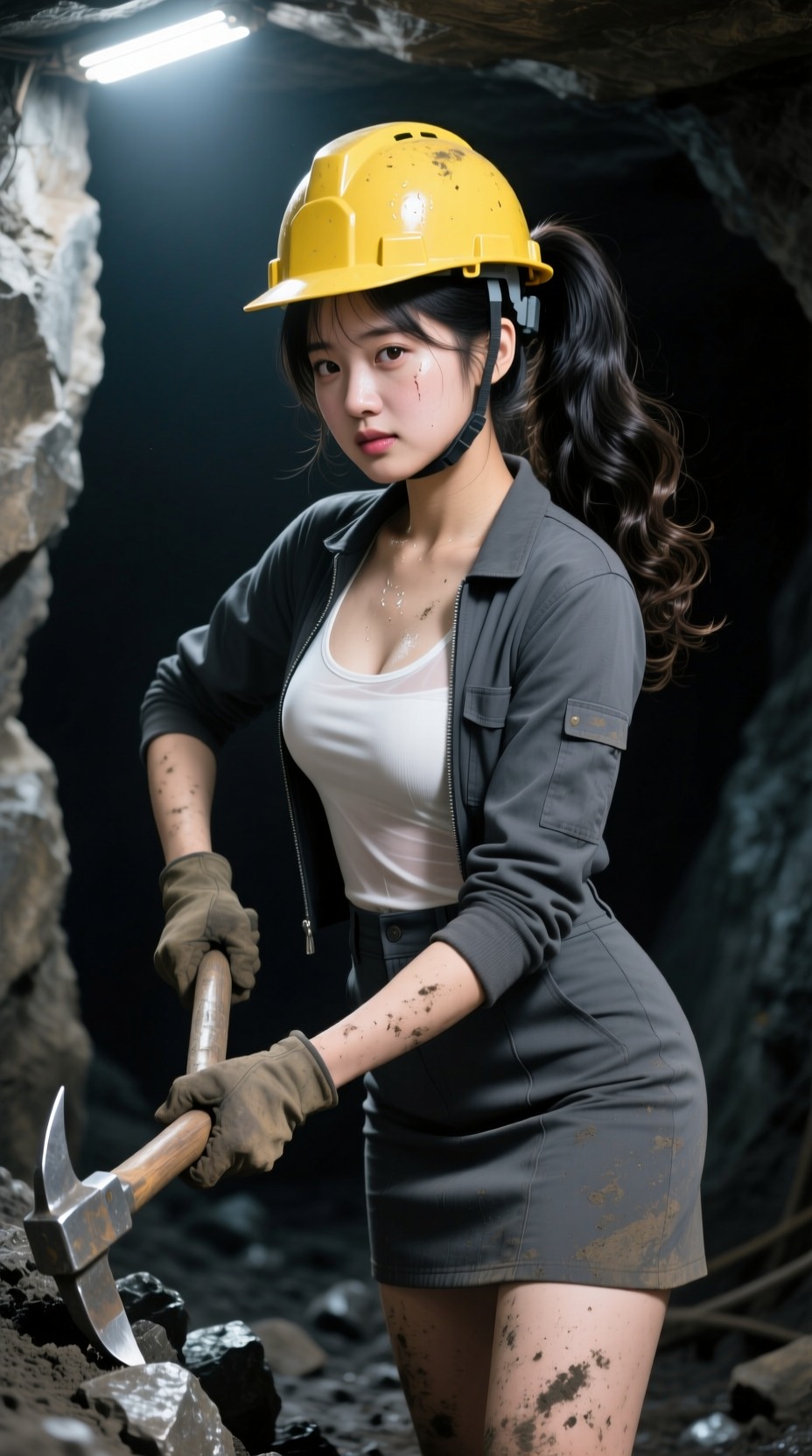 Female Miner