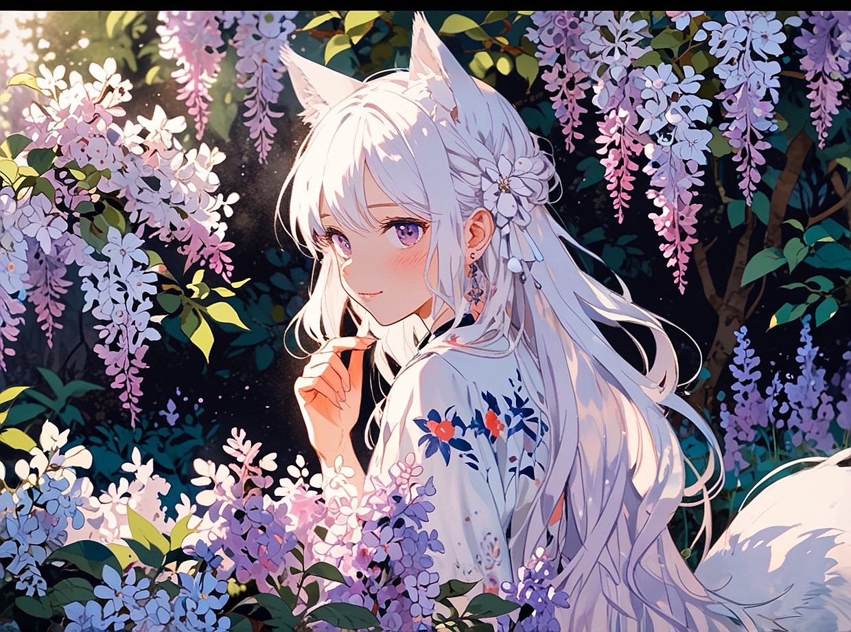 Love. Floral Series - Lilac