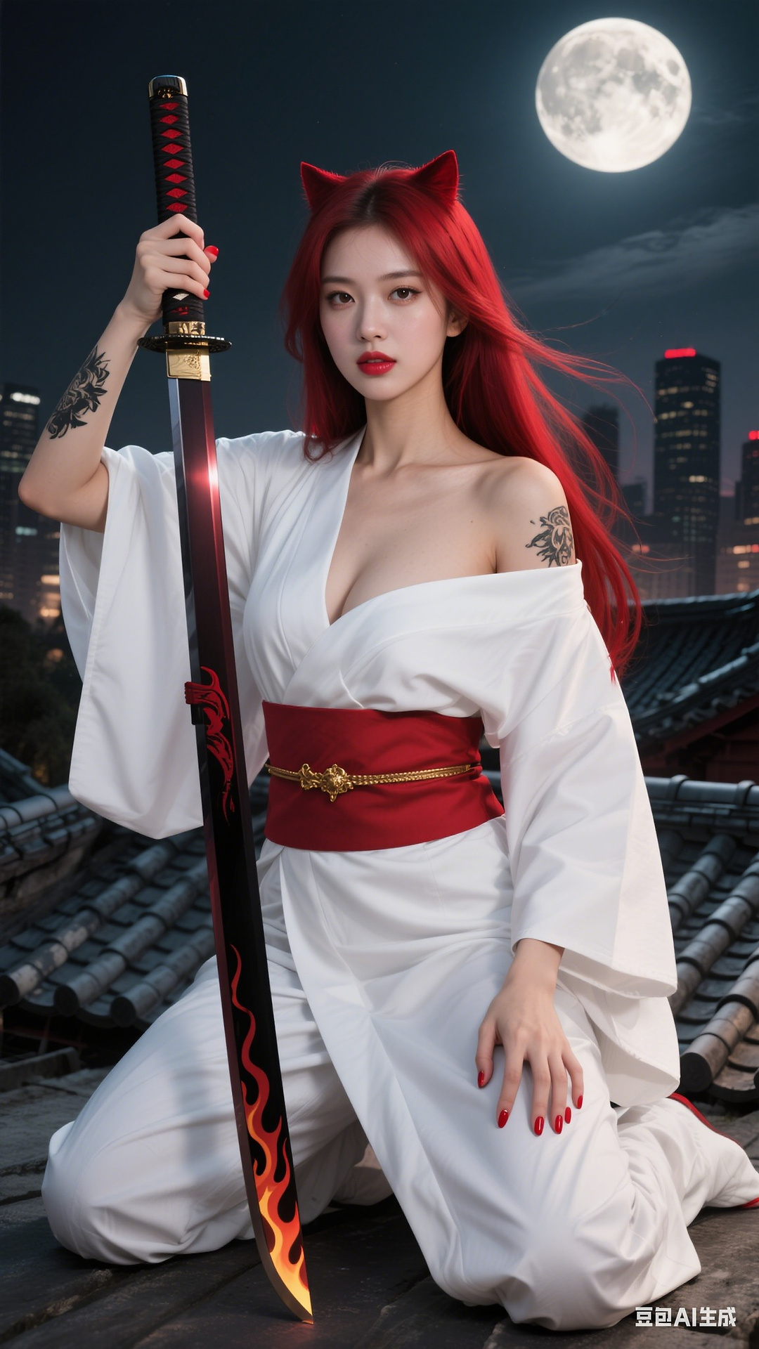 White Kimono Robe
