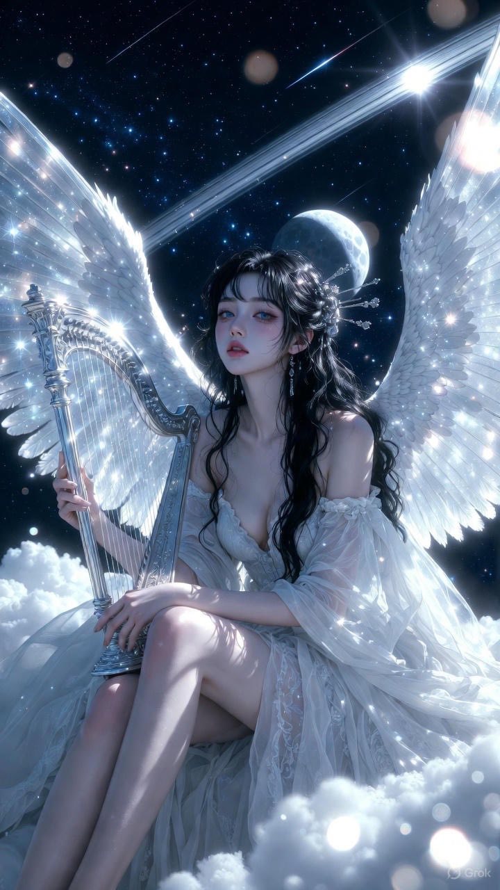 I wear moonlight clothes