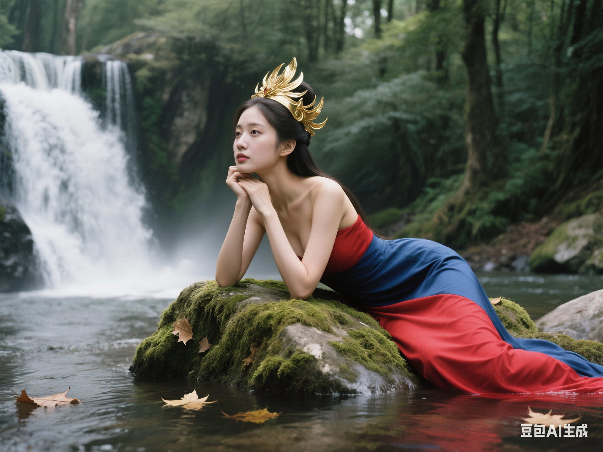 Gold Headdress Goddess