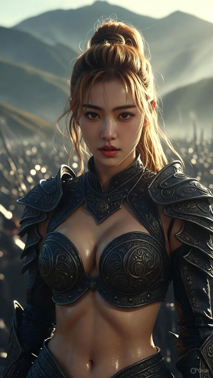 Fantasy Style Asian Female Warrior