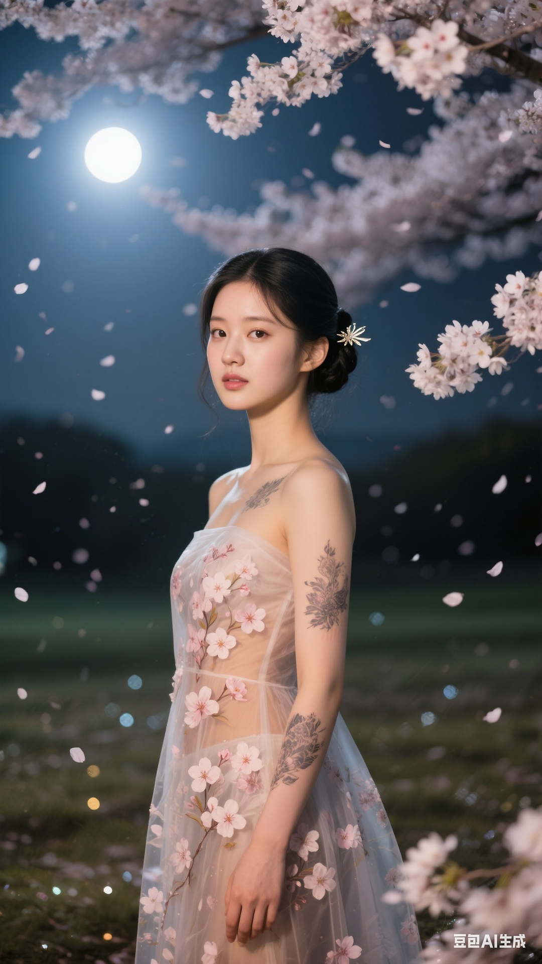 Sakura Petal Tattoo