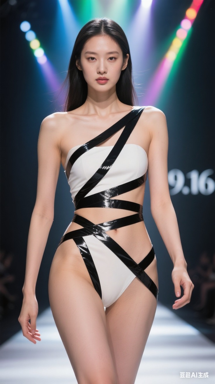 Black fashion tape