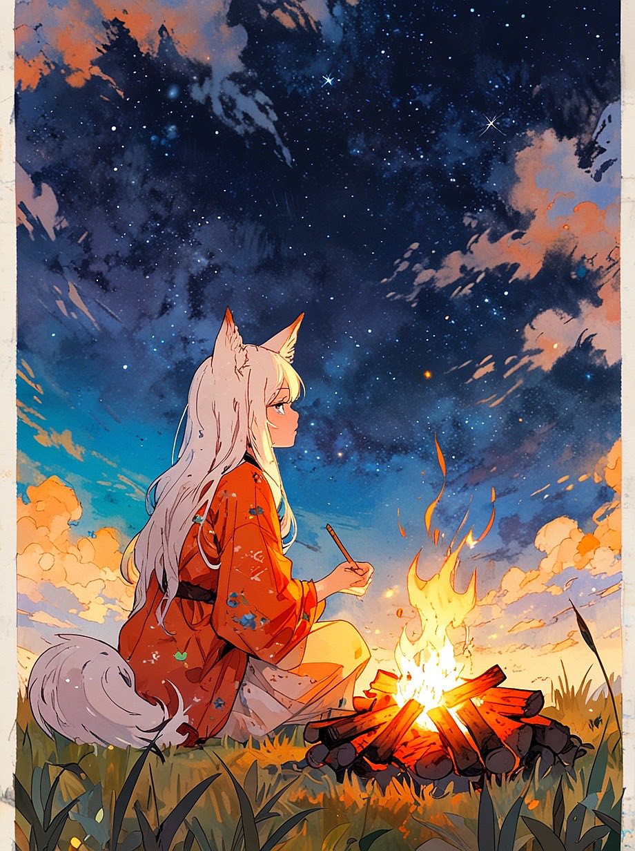 Casual Notes Series - Campfire
