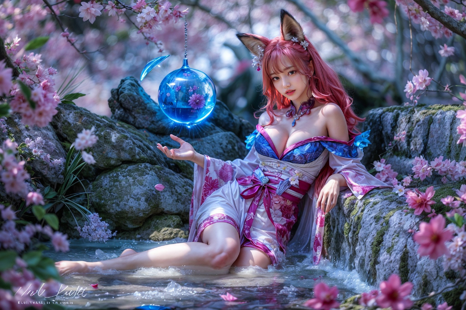 Xhosa. Nine-Tailed Fox Cosplay