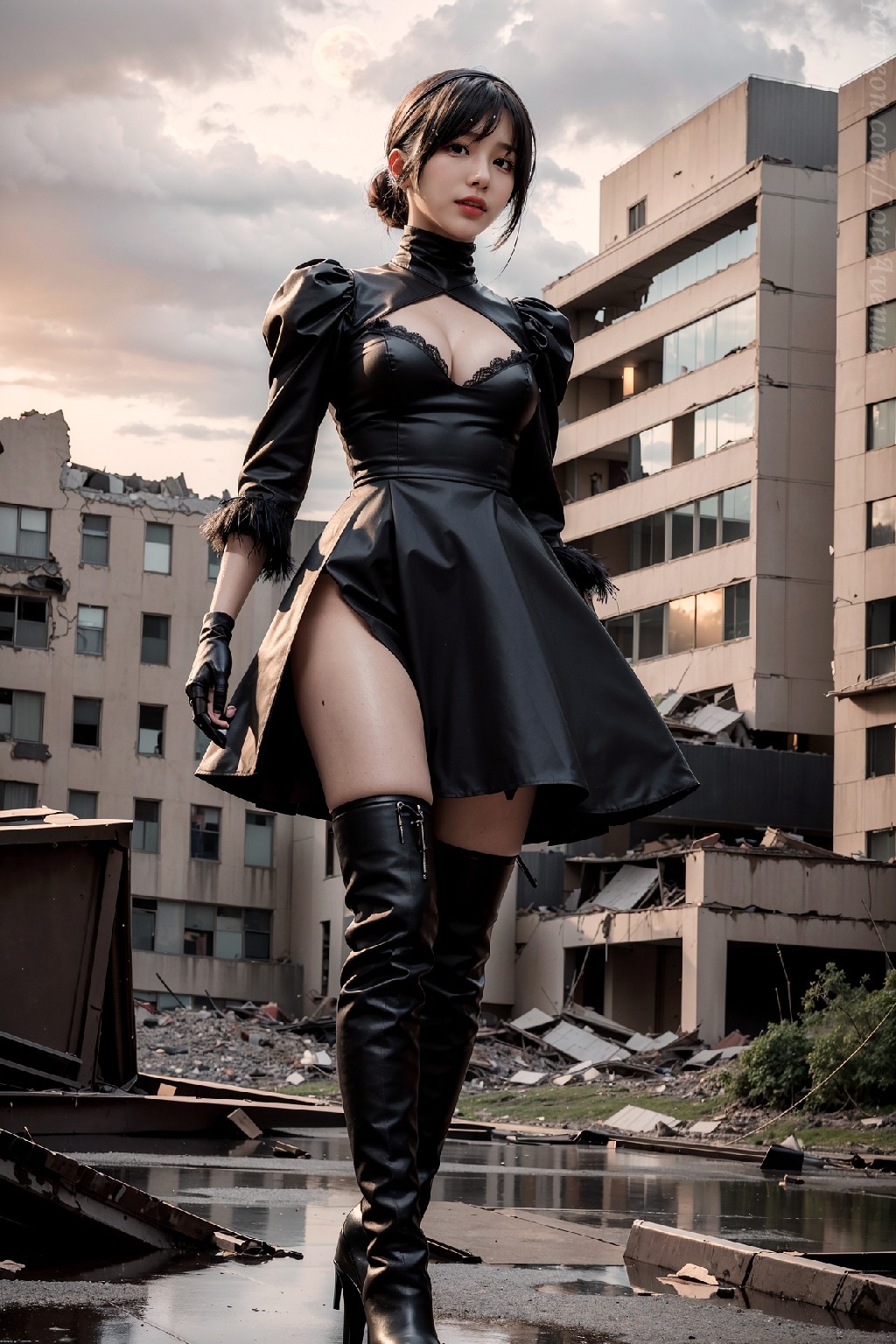 Xhosa. Neil: Mechanical Age 2B Cosplay. SFW