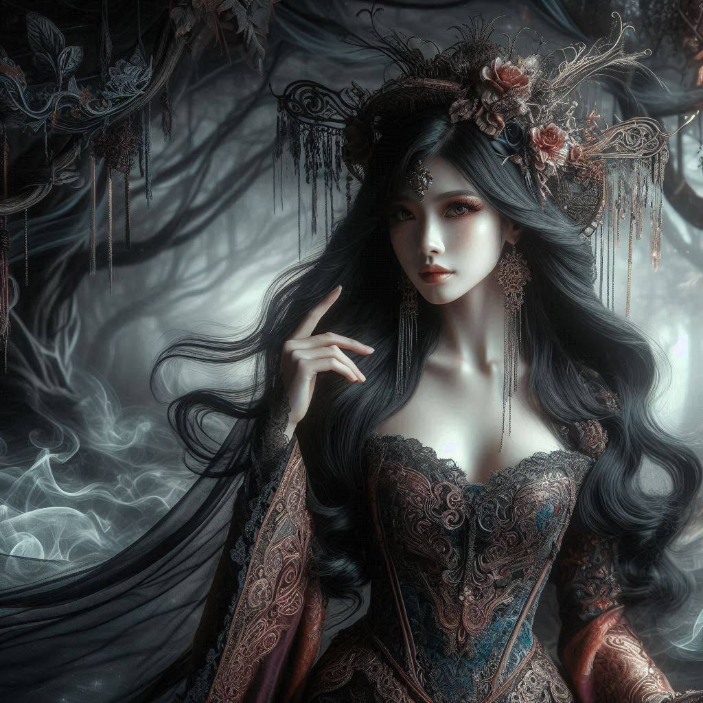 Fantasy x Beautiful Witch x Darkness