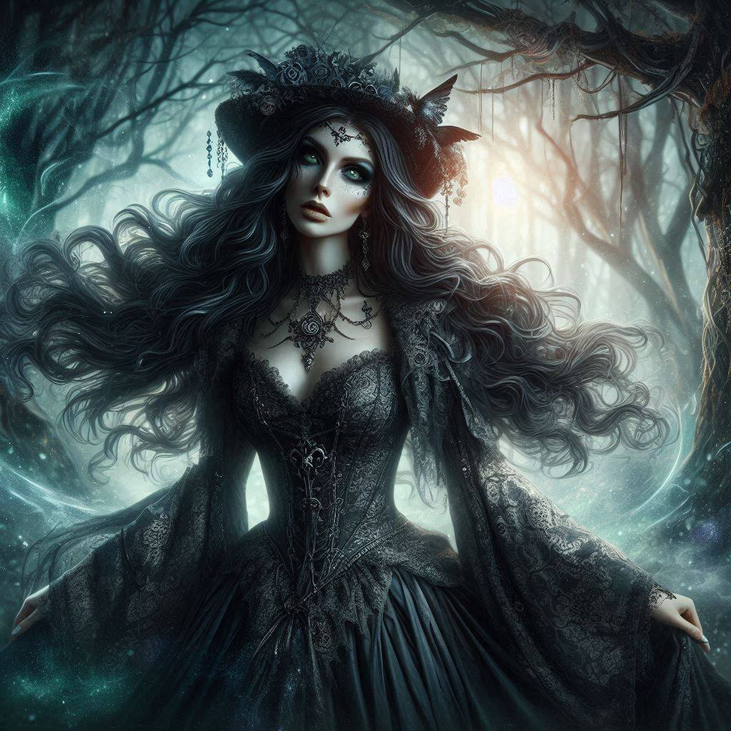 Fantasy x Beautiful Witch x Darkness