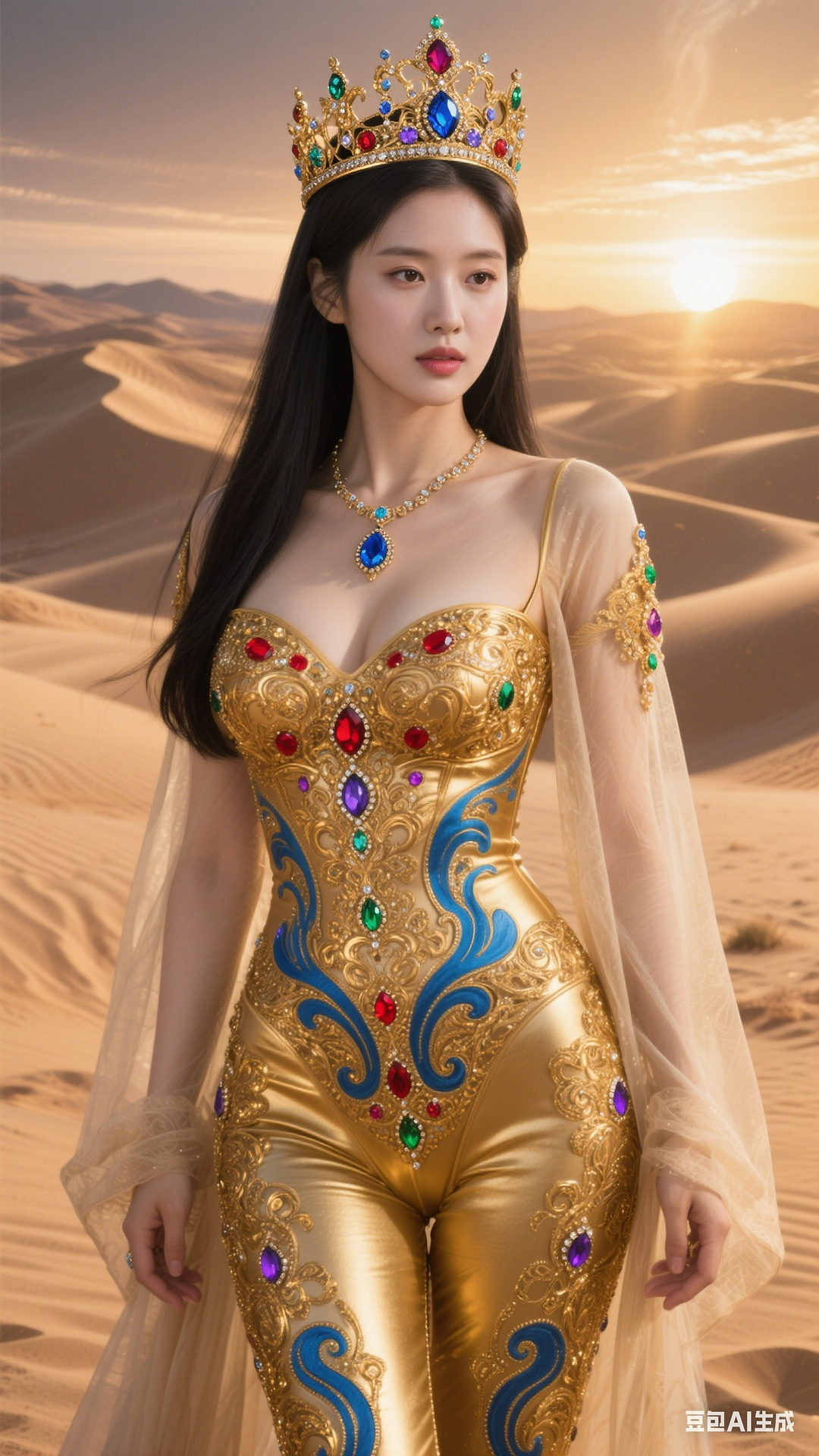 Golden Gem Decorative Tights