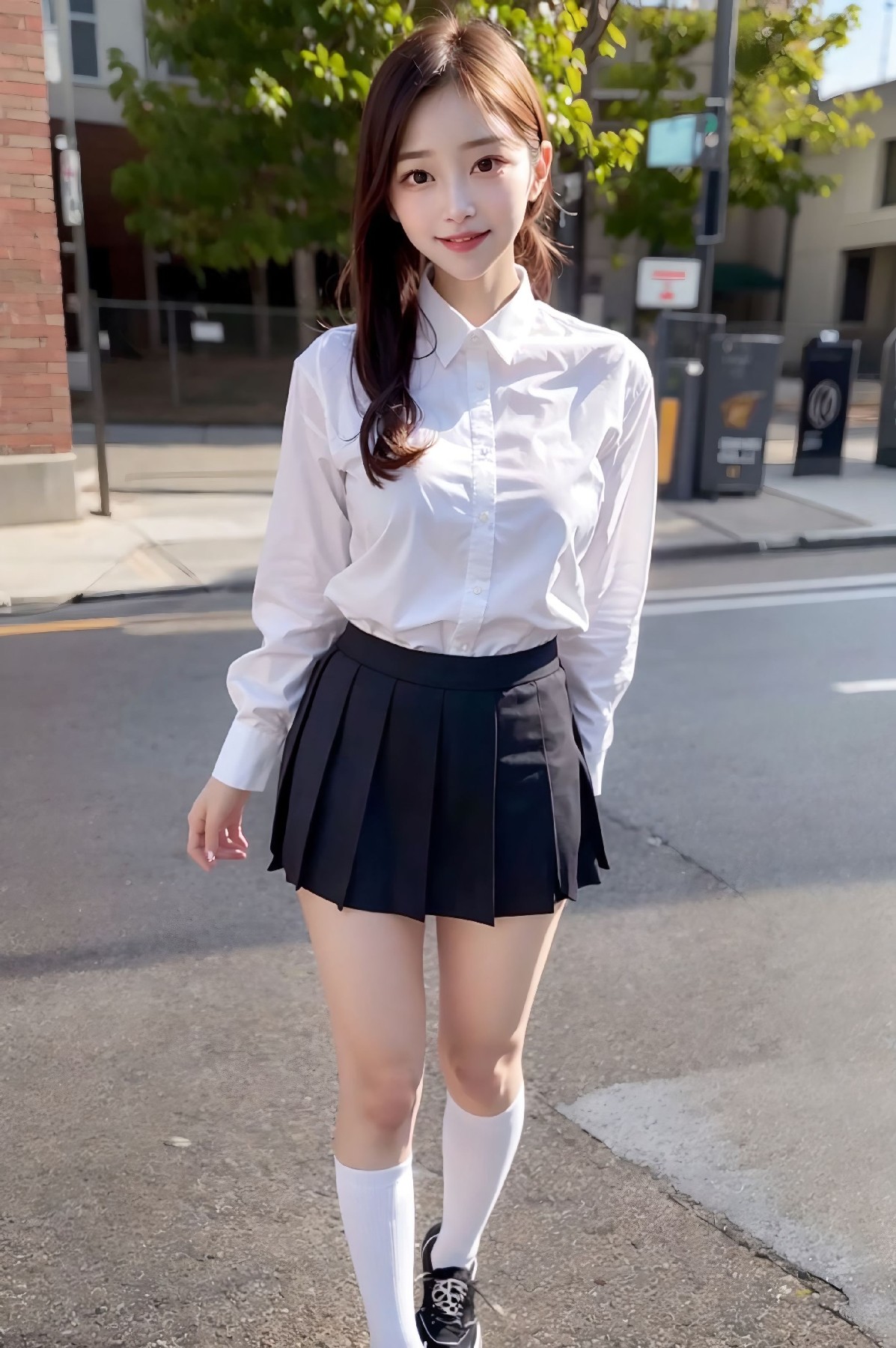 Female high school student