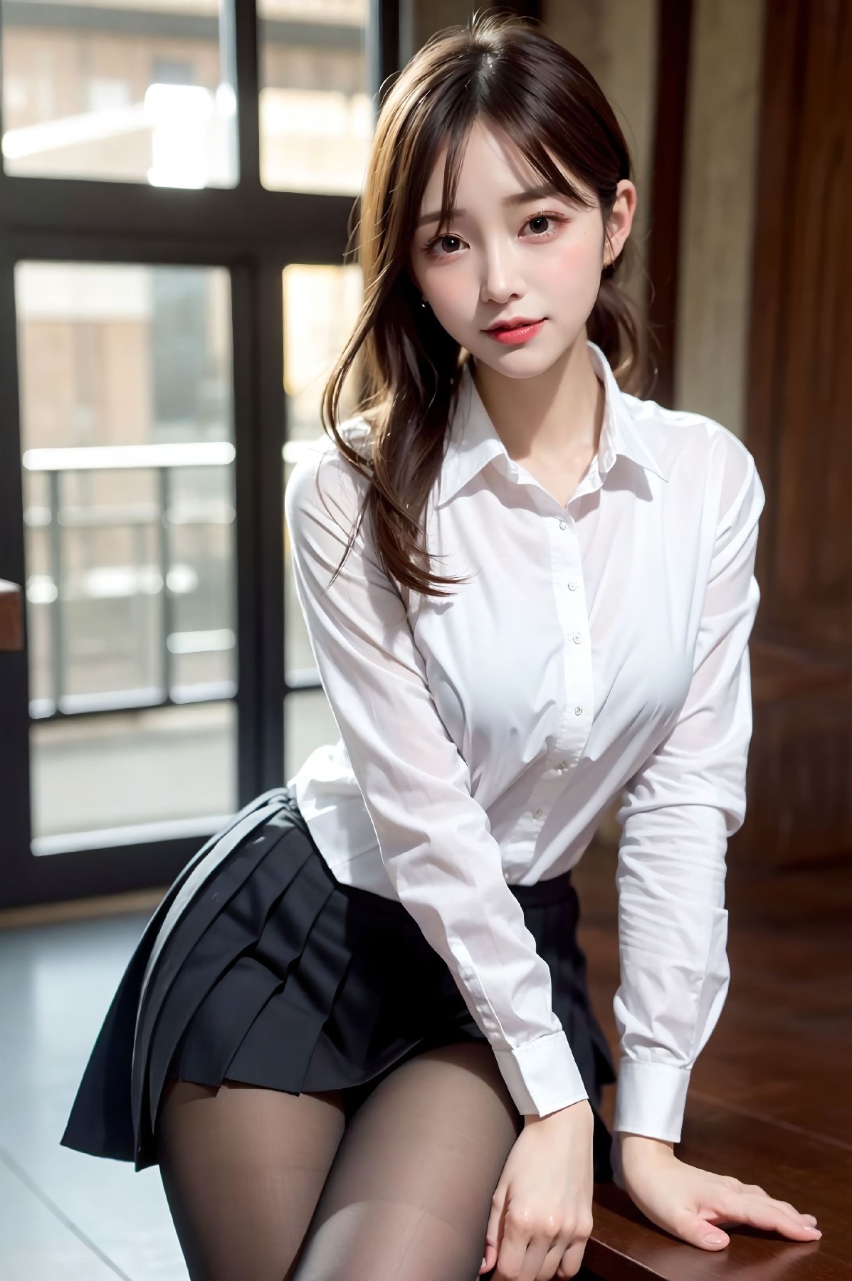 Female high school student