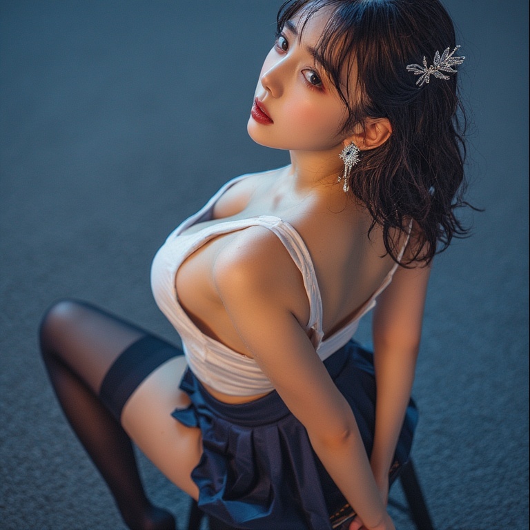 She felt the gaze before she saw it