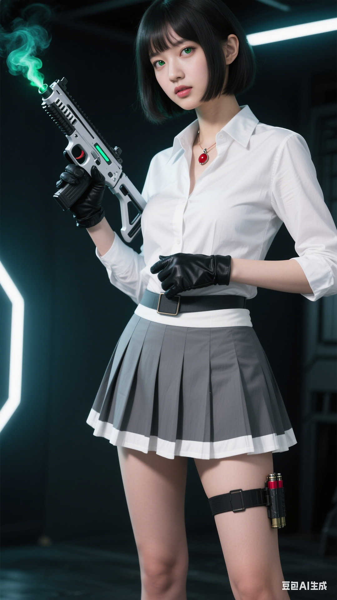 Girl with a gun