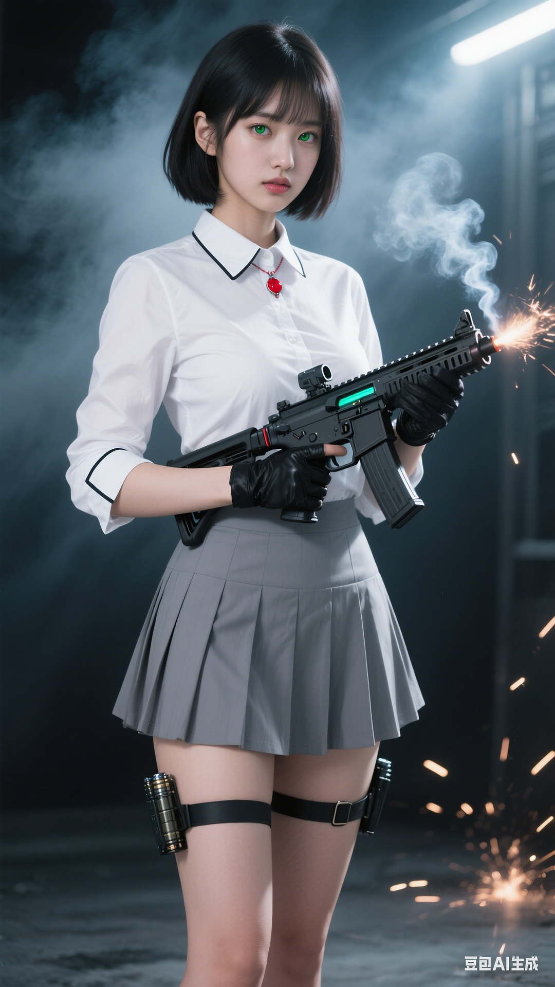 Girl with a gun