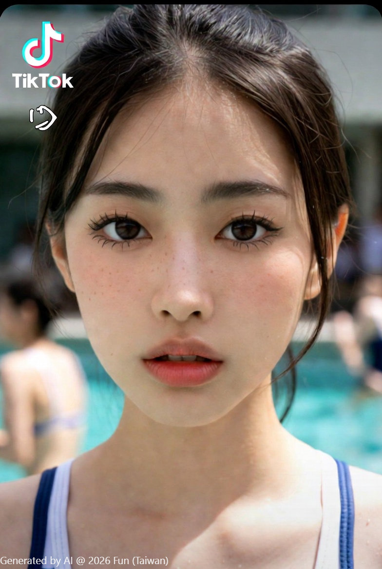 My Korean girlfriend # 41 took her to the hotel pool after the show to sneak