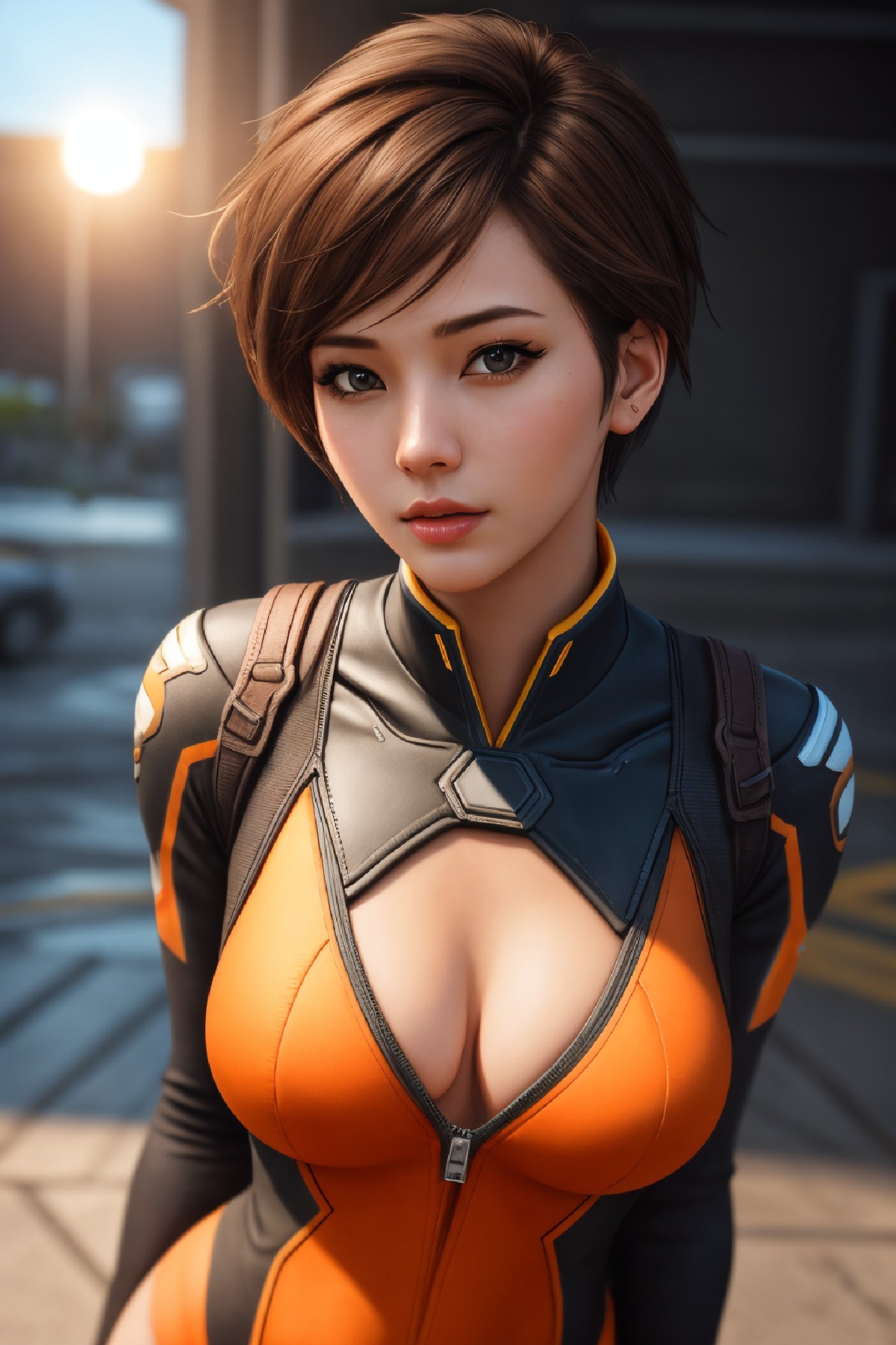 Lena Oxton, code-named "The Hunt"