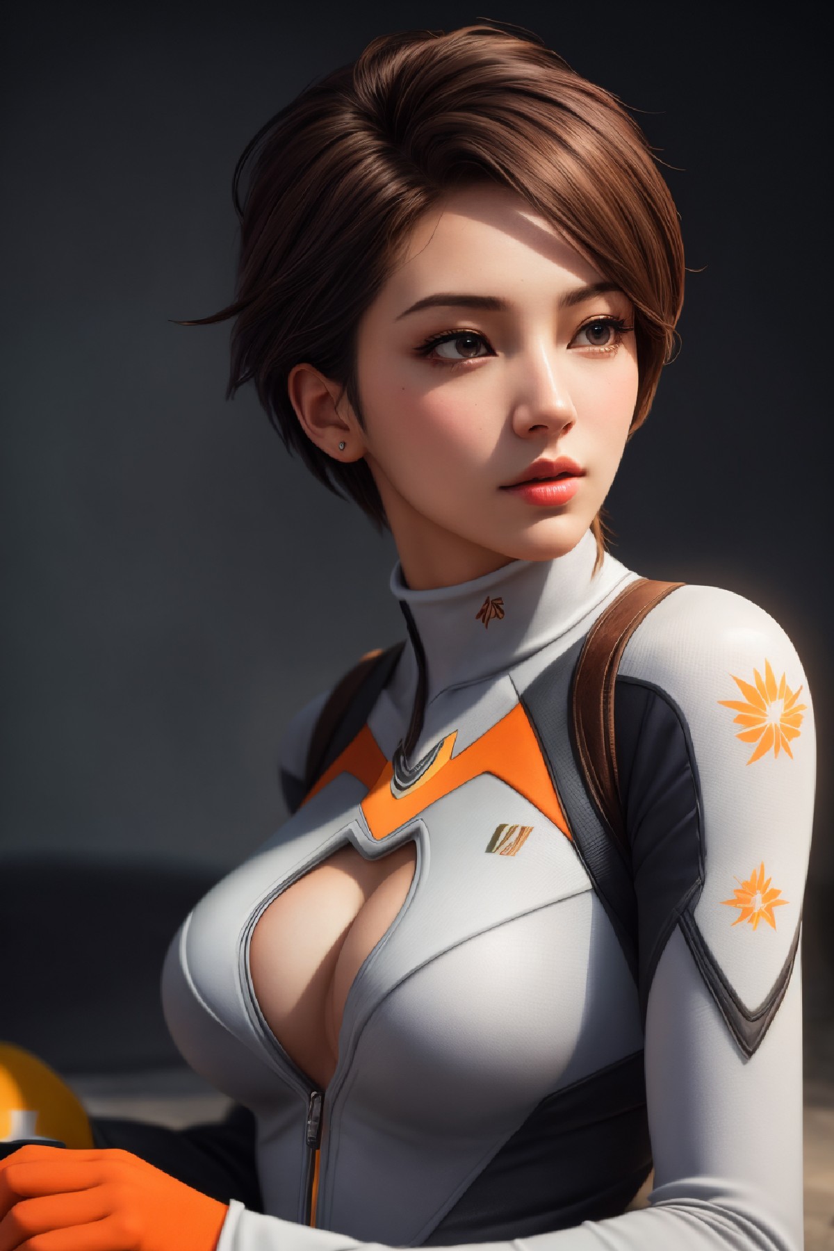 Lena Oxton, code-named "The Hunt"