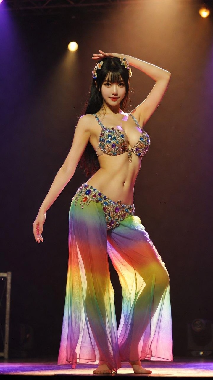 Rainbow Gem Belly Dancer
