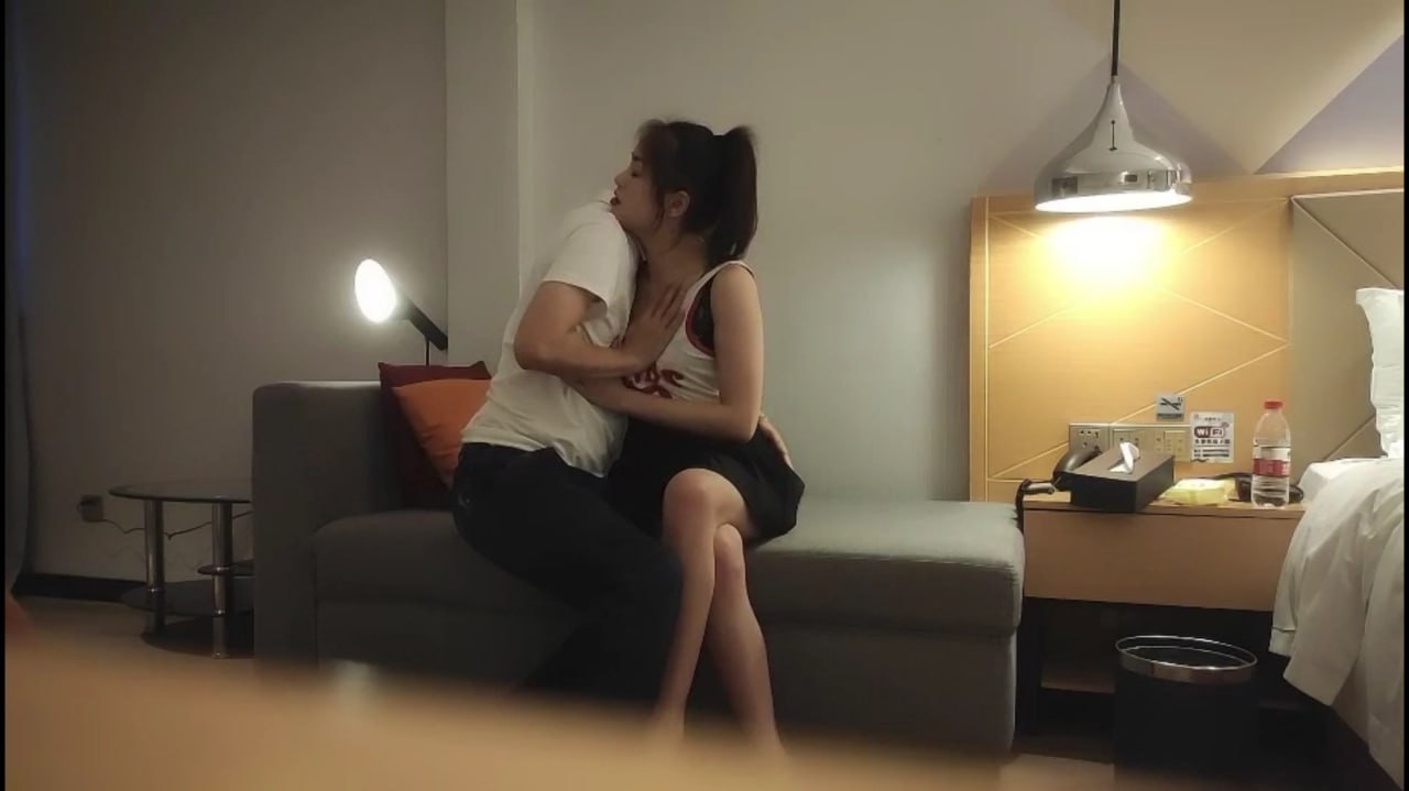 A stunning woman in red high heels was violently penetrated from behind in