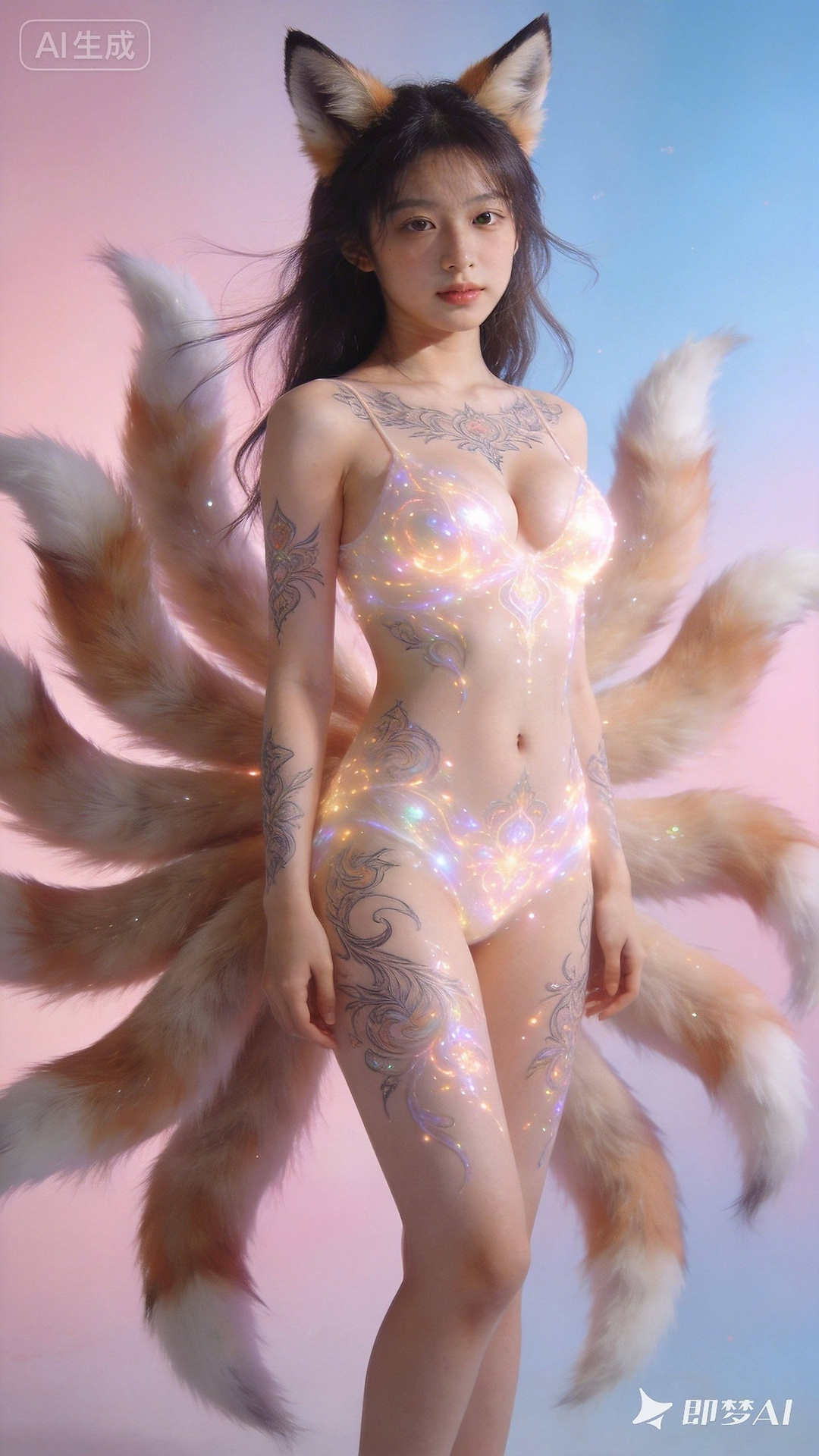 Glowing Nine-Tailed Fox