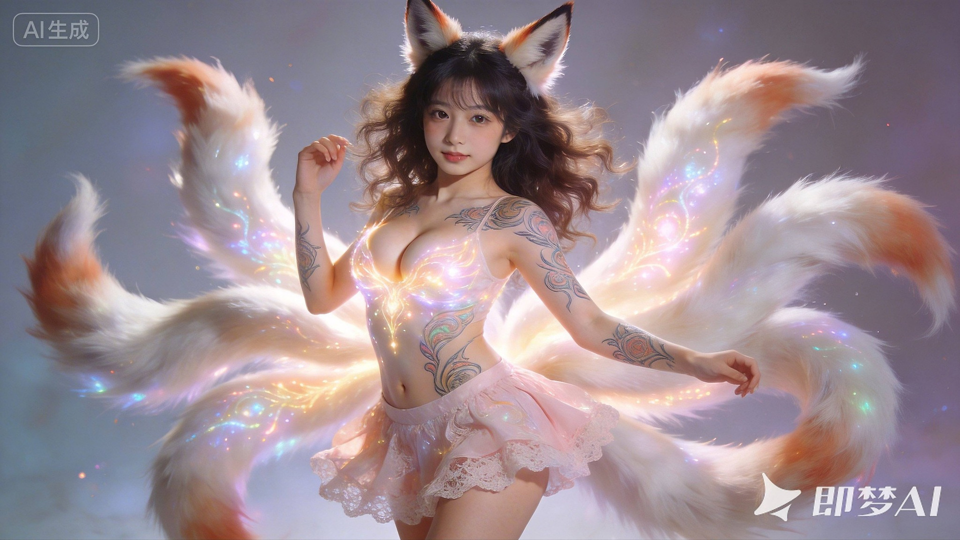 Glowing Nine-Tailed Fox