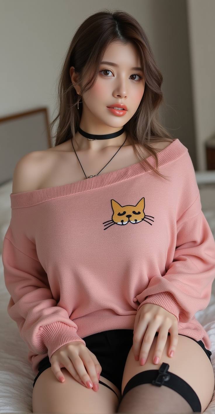 Printed sweater