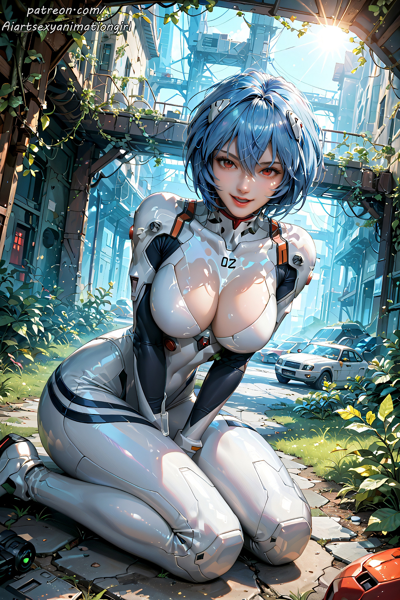 [AiASAG] [4K] 🤍Rei Ayanami🏕️ – Koleksi Gambar AI